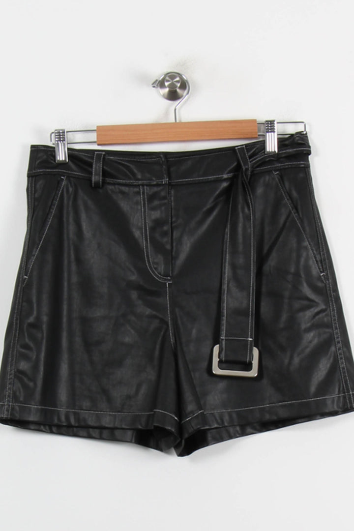 Short en Similicuir Noir - Taille L/40 de la marque Liu Jo | PARAD55663 - Vendu par Paradigme - Image 2