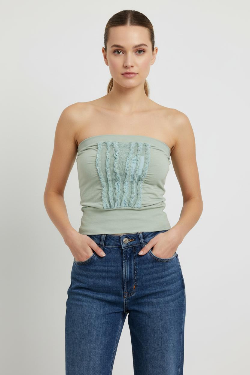 Bustier Bleu clair - Taille M/38 de la marque Vanessa Bruno | PARAD55668 - Vendu par Paradigme - Image 1