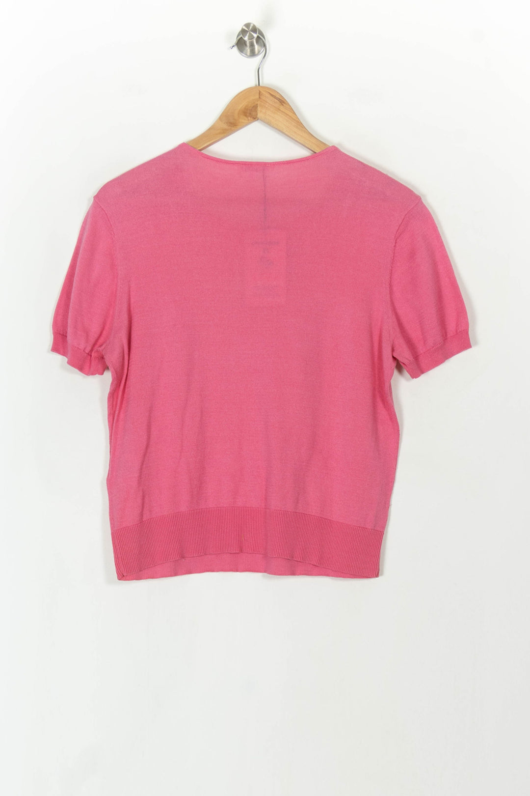 Pull Rose et Blanc - Taille M/38 de la marque Claudie Pierlot | PARAD55670 - Vendu par Paradigme - Image 5