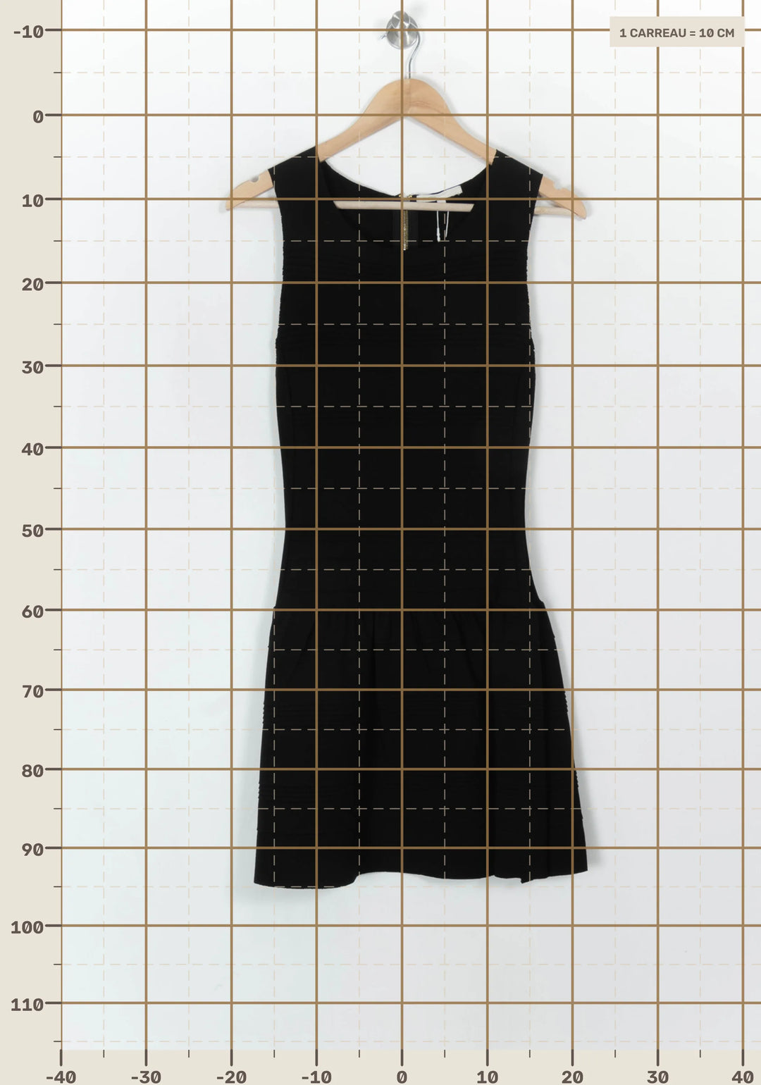 Robe Midi Noire - Taille M/38 de la marque Maje | PARAD55673 - Vendu par Paradigme - Image 4
