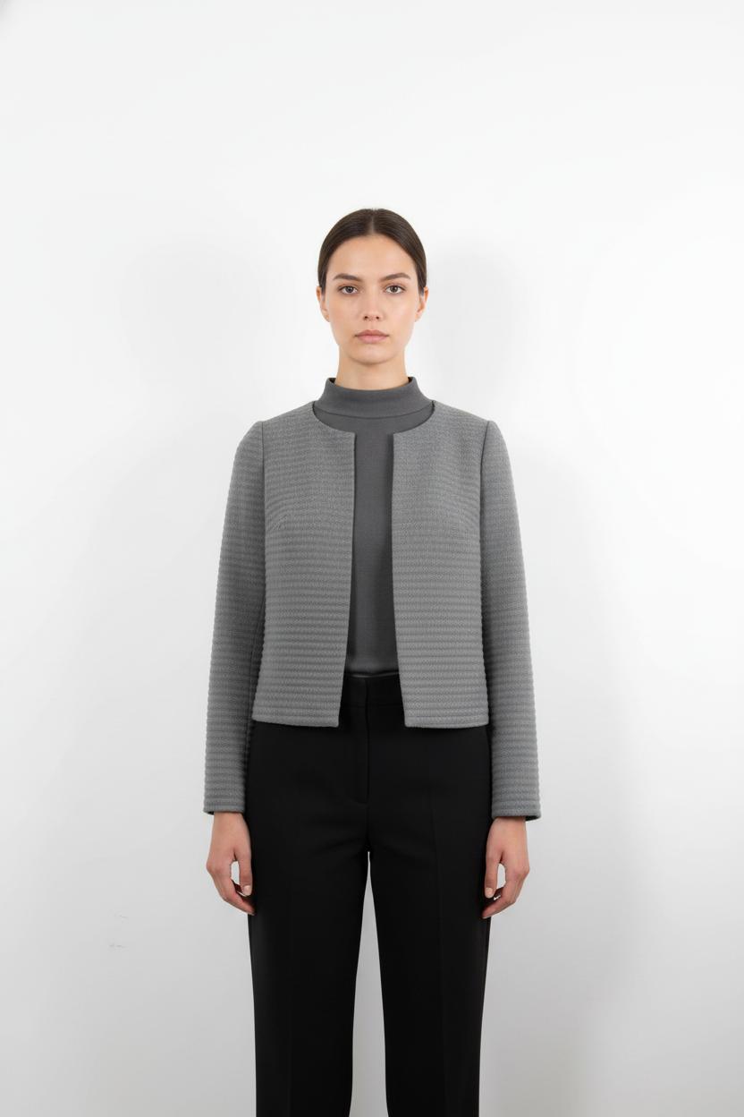 Veste Courte Grise - Taille L/40