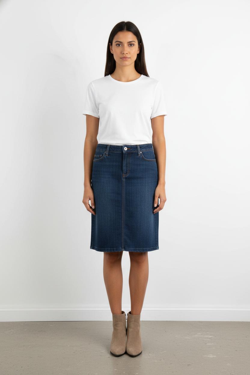 Jupe en Jean Bleu - Taille L/40