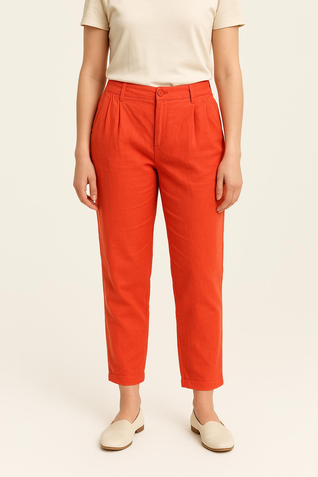 Pantalon Chino Rouge - Taille L/40 de la marque Maison 123 | PARAD55682 - Vendu par Paradigme - Image 1