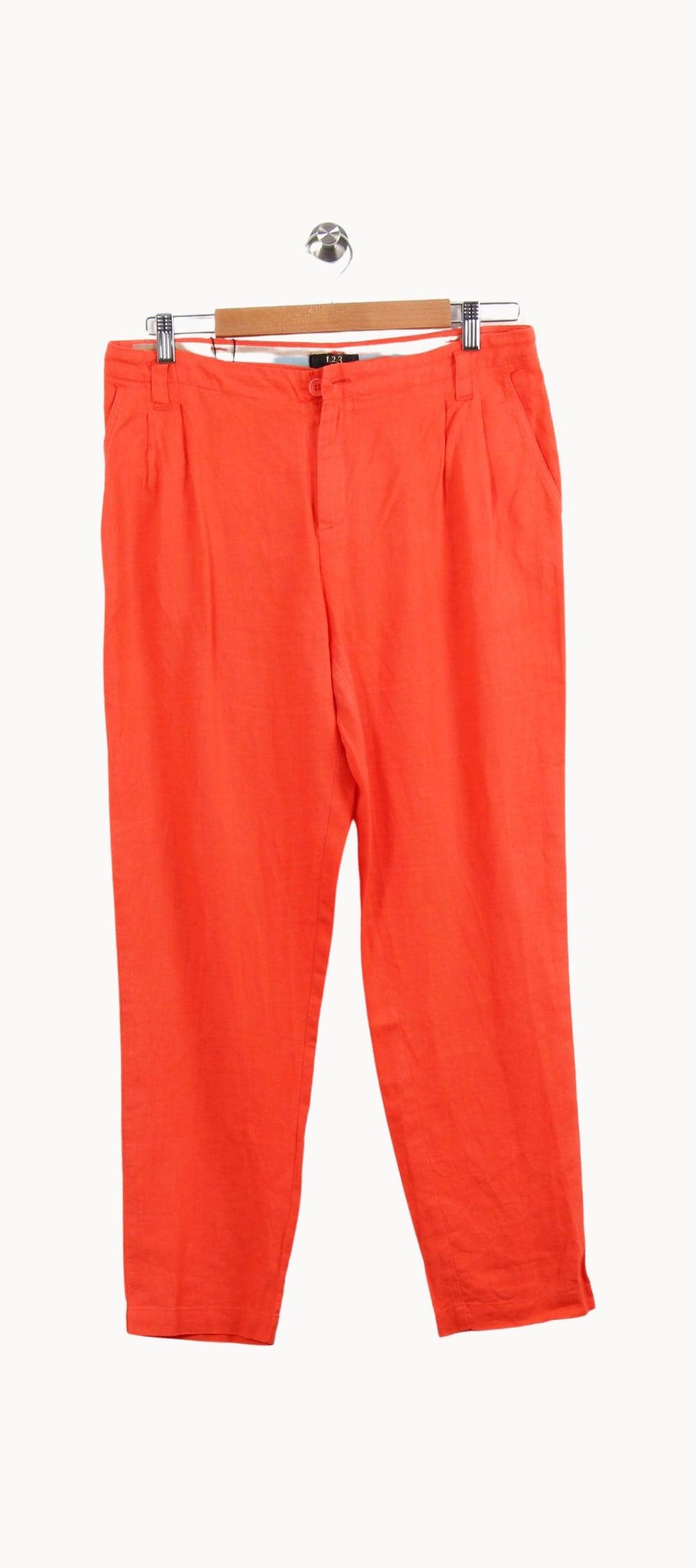 Pantalon Chino Rouge - Taille L/40 de la marque Maison 123 | PARAD55682 - Vendu par Paradigme - Image 2