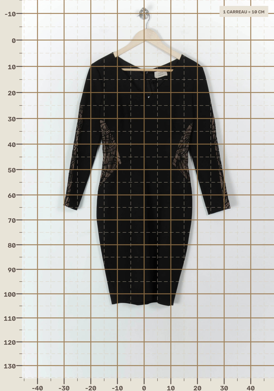 Robe Midi Noire - Taille S/36 de la marque ba&amp;sh | PARAD55693 - Vendu par Paradigme - Image 4