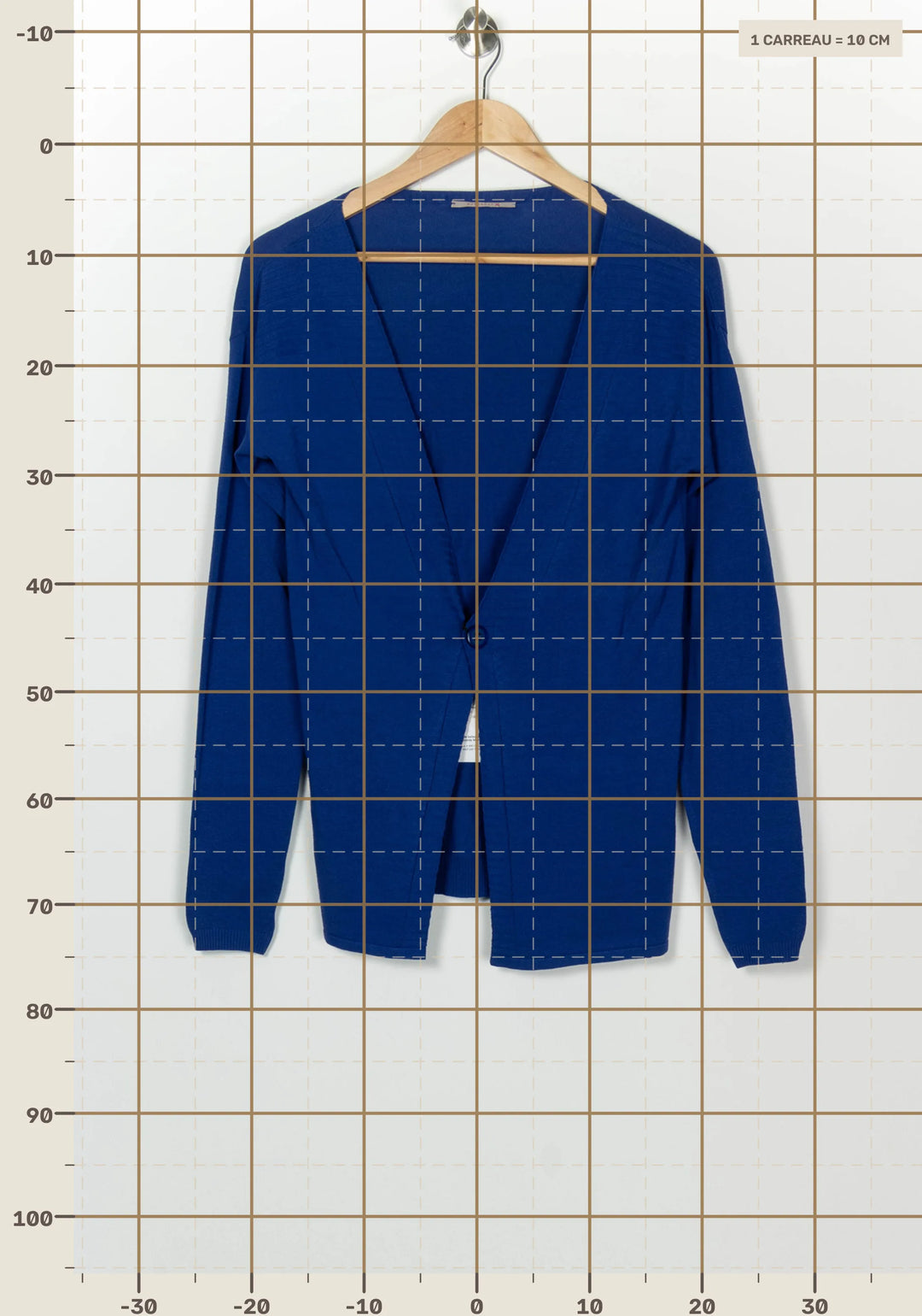 Cardigan Bleu - Taille M/38 de la marque Maison Montagut | PARAD55696 - Vendu par Paradigme - Image 4