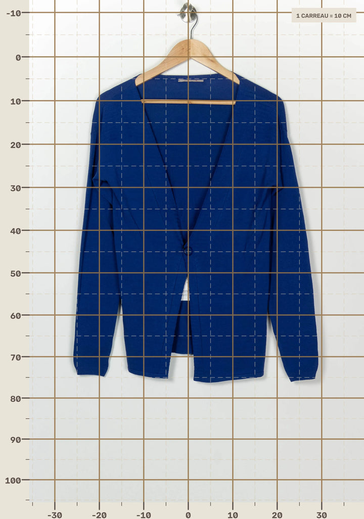 Cardigan Bleu - Taille M/38 de la marque Maison Montagut | PARAD55696 - Vendu par Paradigme - Image 4