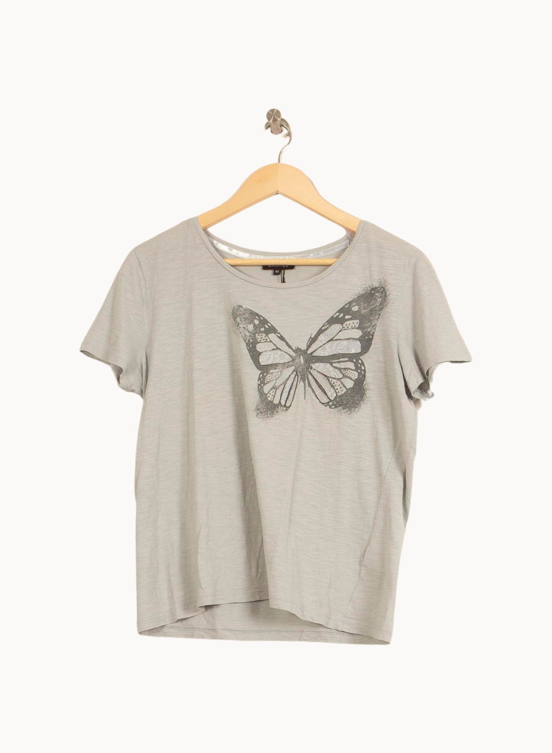 Tee-shirt Gris - Taille XXL/44 de la marque Caroll | PARAD55697 - Vendu par Paradigme - Image 2