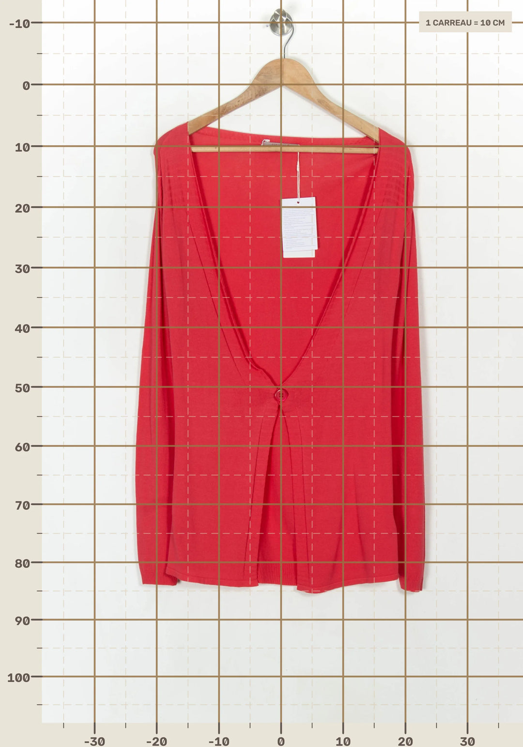 Cardigan Rose - Taille M/38 de la marque Maison Montagut | PARAD55698 - Vendu par Paradigme - Image 4
