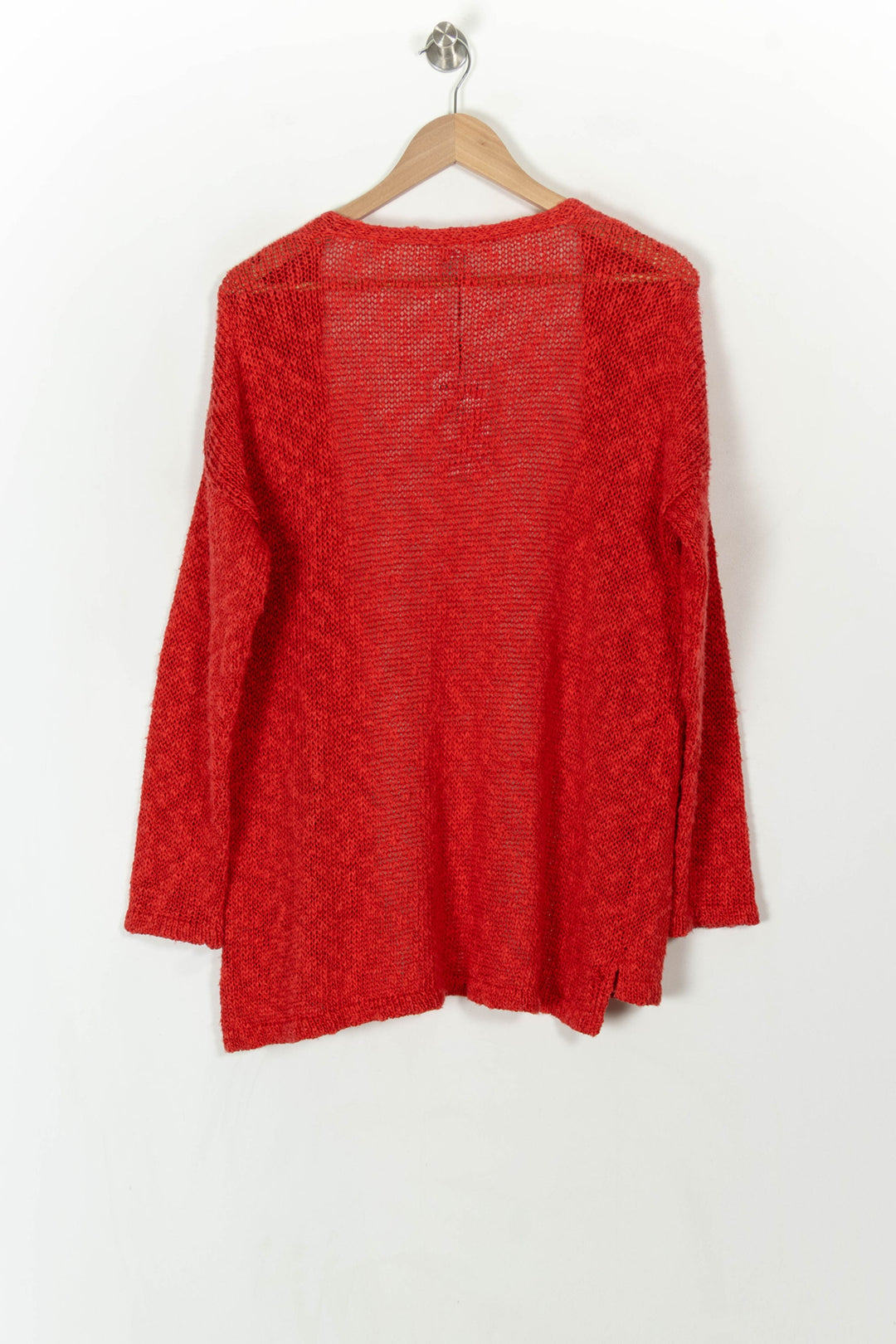 Cardigan Rouge - Taille M/38 de la marque Maison Montagut | PARAD55699 - Vendu par Paradigme - Image 5