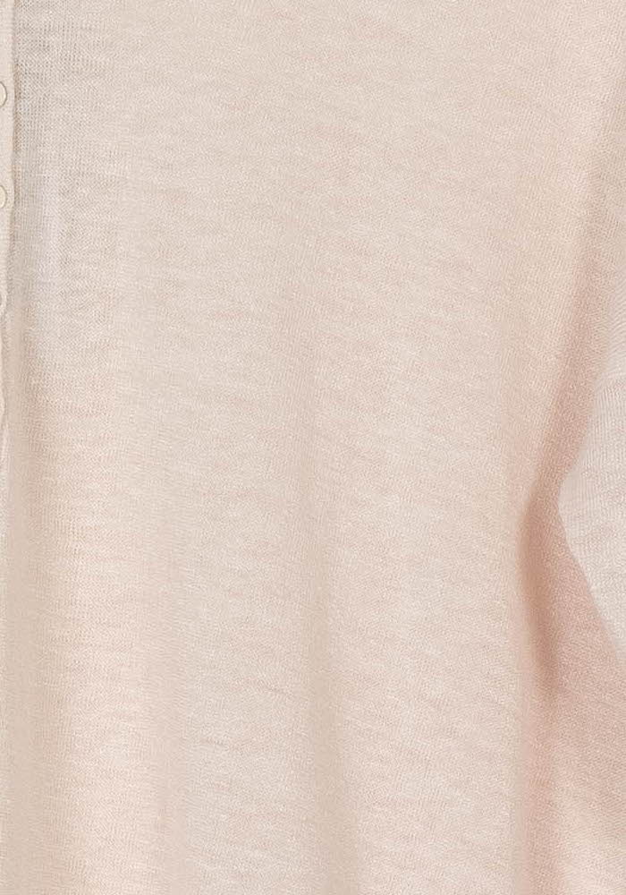Pull Col V Rose - Taille M/38 de la marque Maison Montagut | PARAD55703 - Vendu par Paradigme - Image 3