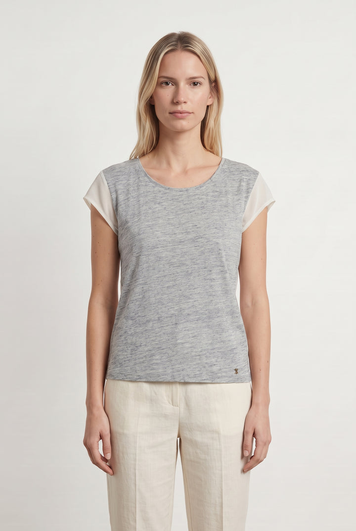 Blouse Gris et Blanc - Taille S/36 de la marque Des petits hauts | PARAD55707 - Vendu par Paradigme - Image 1