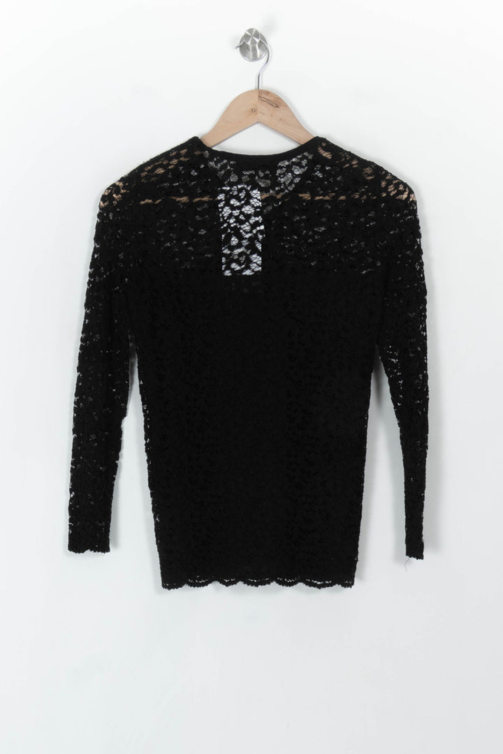 Blouse Noire - Taille S/36 de la marque The Kooples | PARAD55708 - Vendu par Paradigme - Image 5