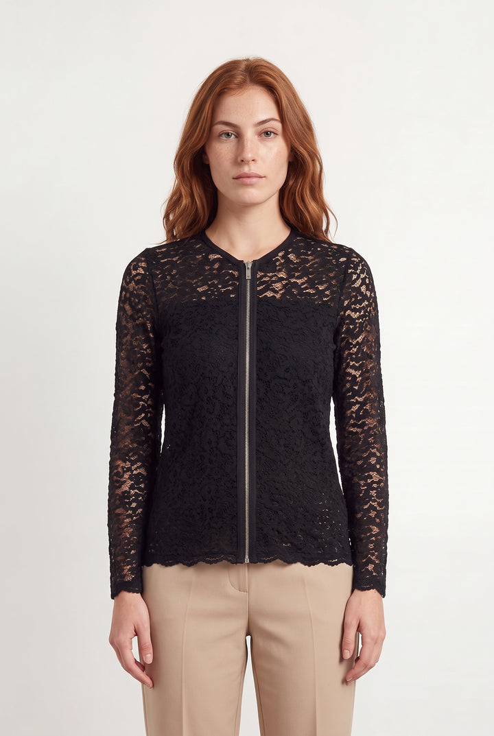Blouse Noire - Taille S/36 de la marque The Kooples | PARAD55708 - Vendu par Paradigme - Image 1