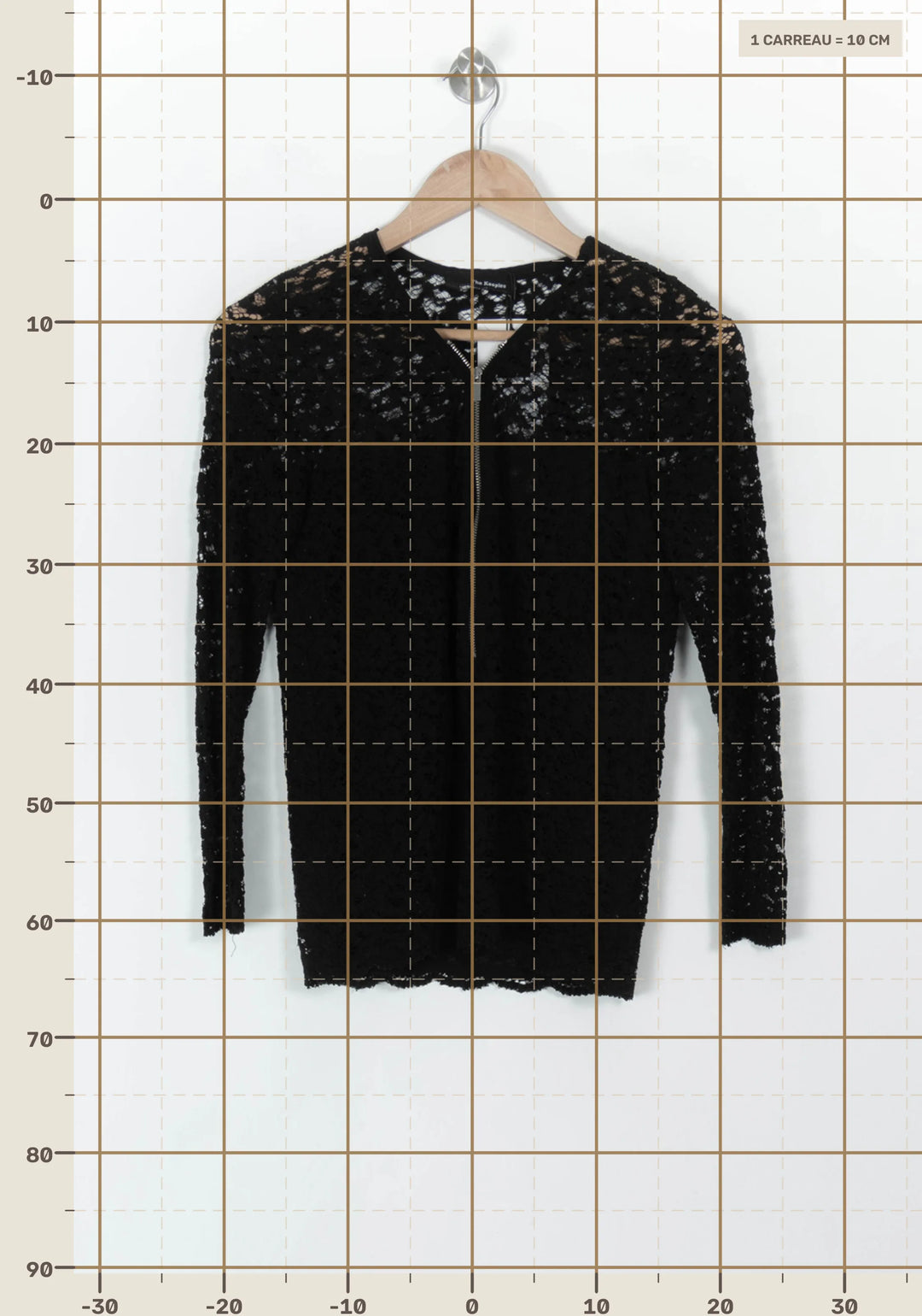 Blouse Noire - Taille S/36 de la marque The Kooples | PARAD55708 - Vendu par Paradigme - Image 4