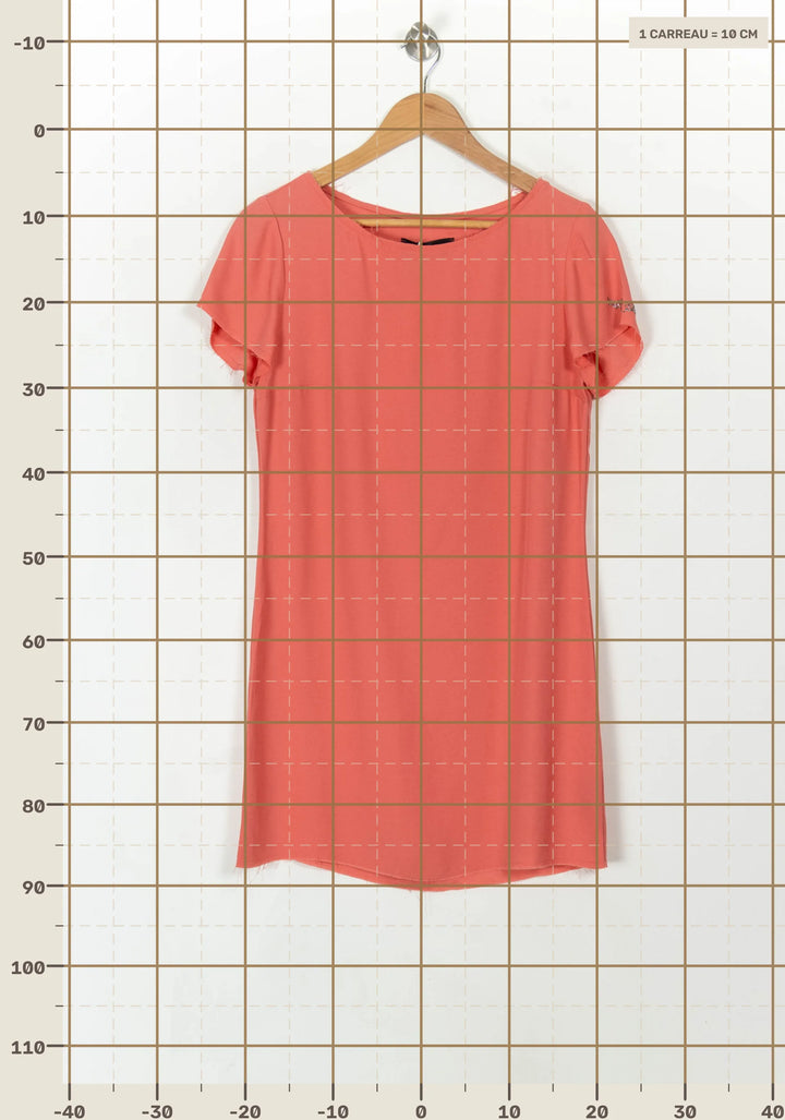 Robe Droite Rose - Taille M/38 de la marque Zadig&amp;Voltaire | PARAD55710 - Vendu par Paradigme - Image 4