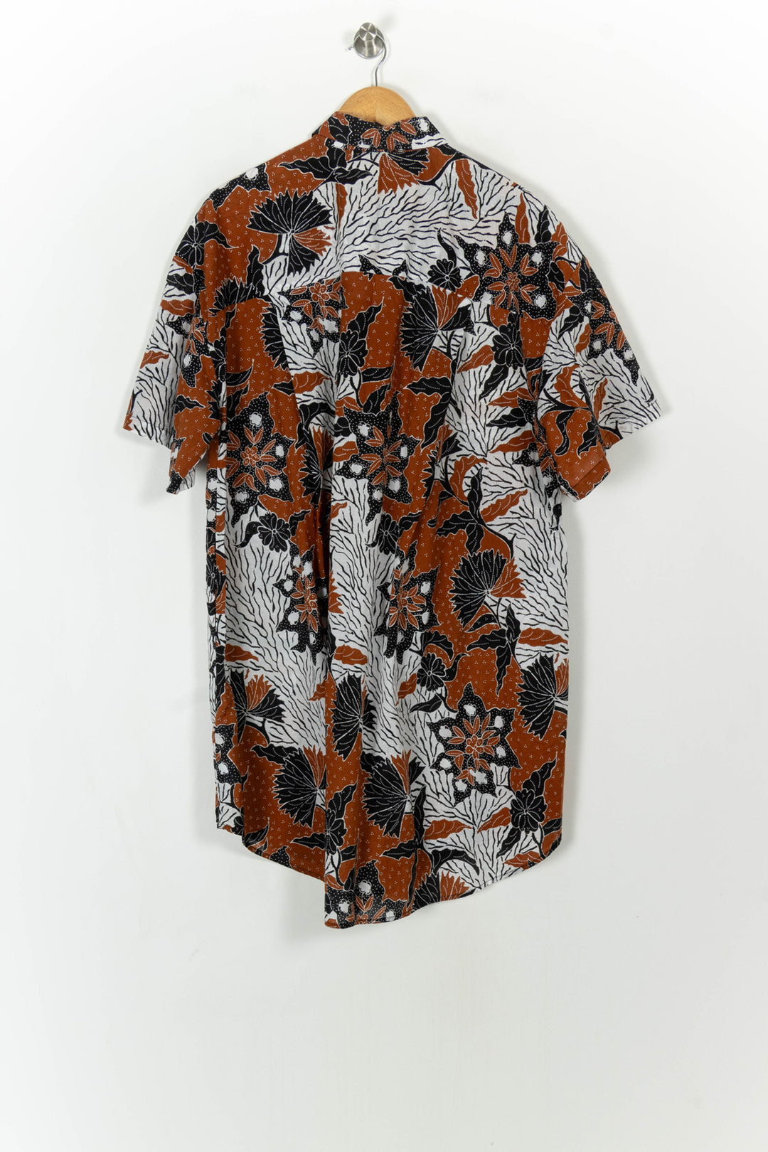 Chemise à Manches Courtes Marron et Noire - Taille M/38 de la marque Maje | PARAD55711 - Vendu par Paradigme - Image 5