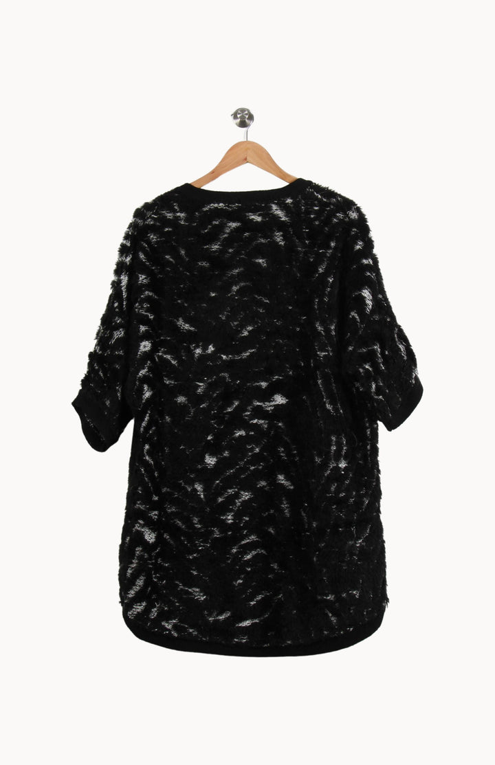 Gilet Noir et Blanc - Taille S/36 de la marque La Fée Maraboutée | PARAD55727 - Vendu par Paradigme - Image 4