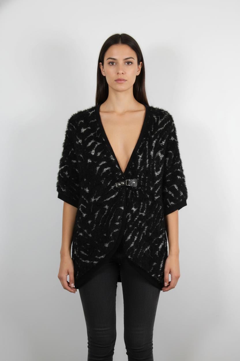 Gilet Noir et Blanc - Taille S/36