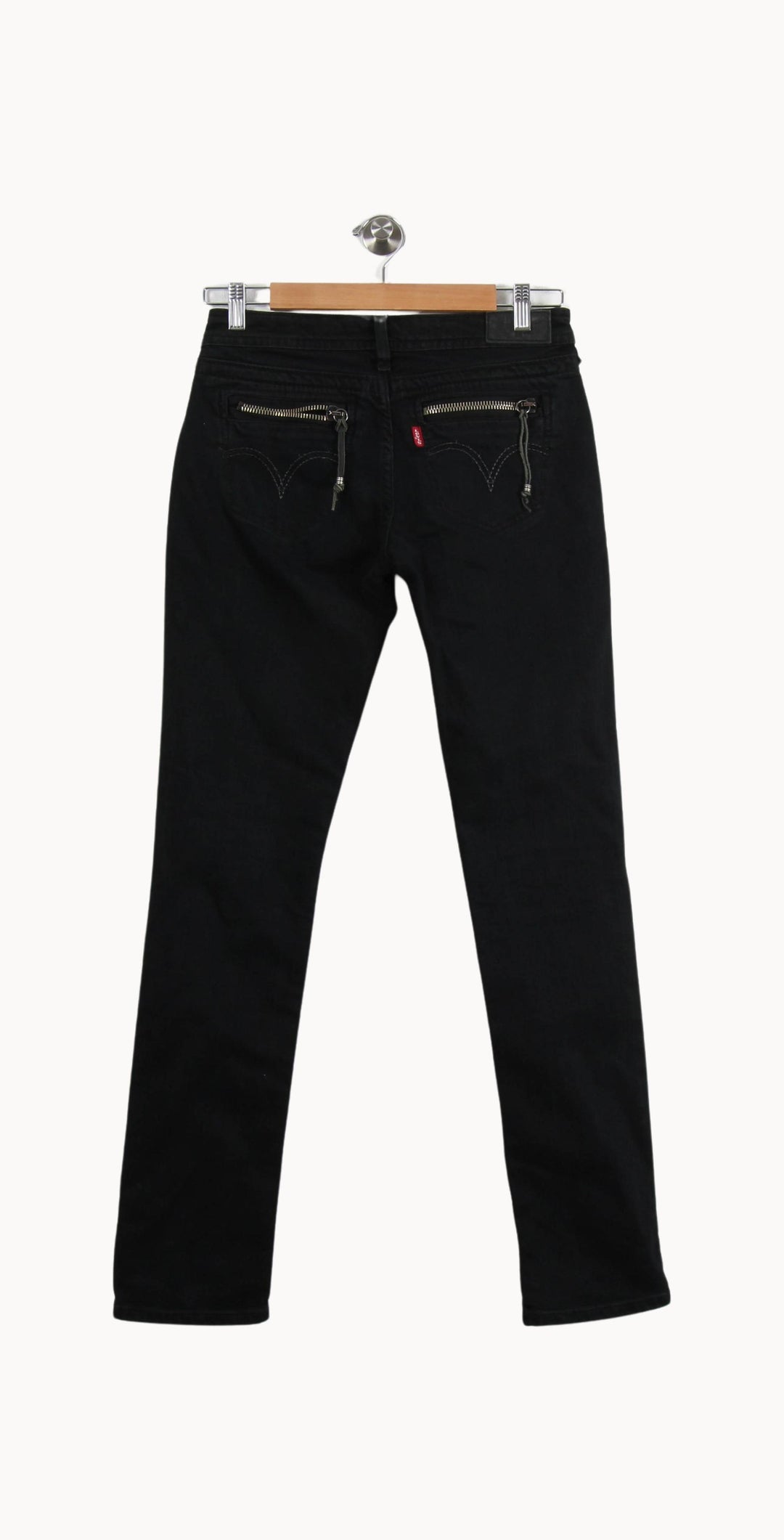 Jean Droit Noir - Taille M/38 de la marque Levi's | PARAD55728 - Vendu par Paradigme - Image 4