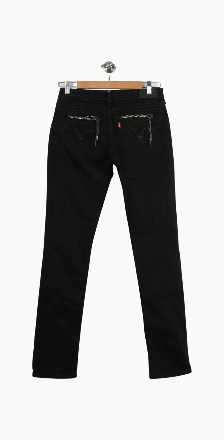 Jean Droit Noir - Taille M/38 de la marque Levi's | PARAD55728 - Vendu par Paradigme - Image 4