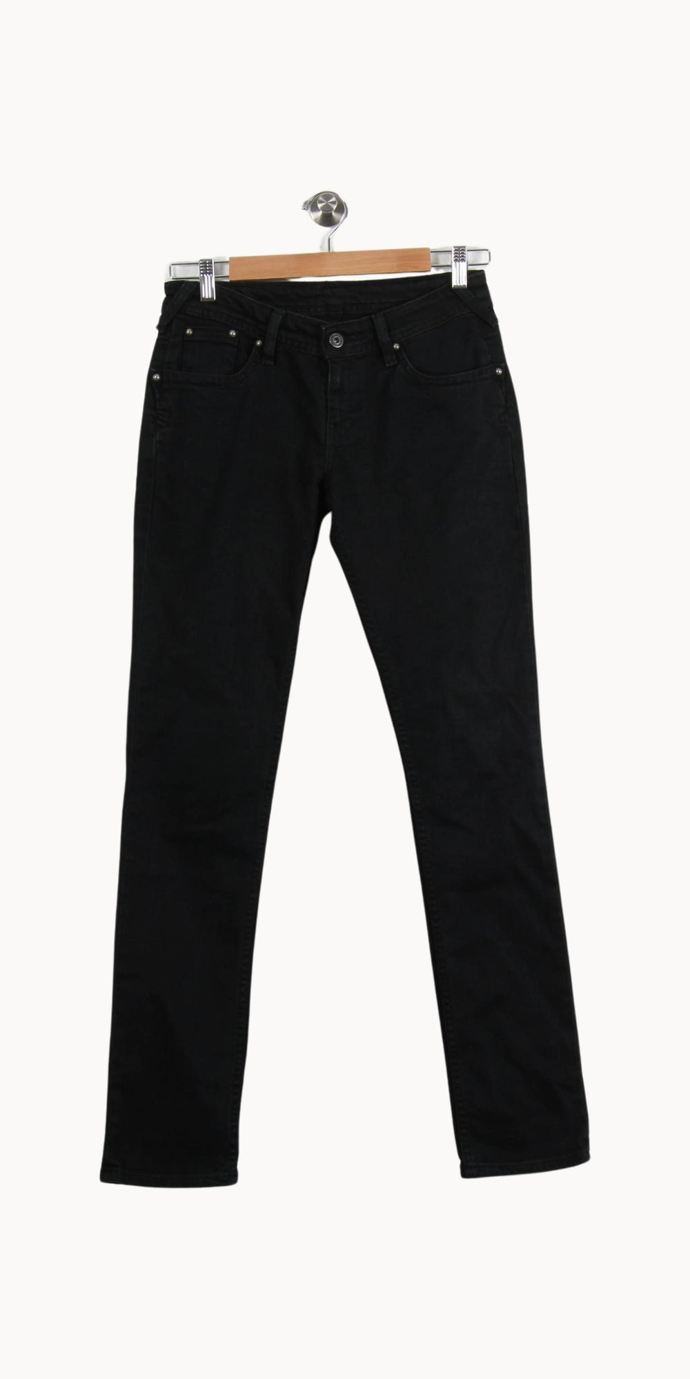 Jean Droit Noir - Taille M/38 de la marque Levi's | PARAD55728 - Vendu par Paradigme - Image 2