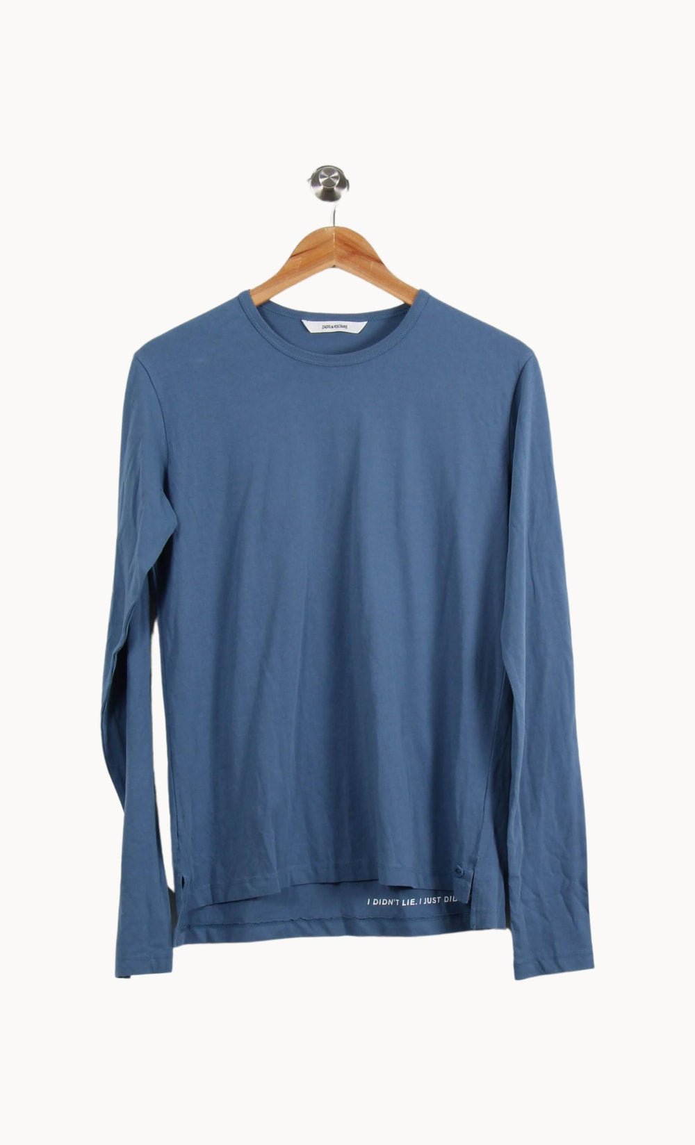 T-shirt Manches Longues Bleu - Taille S/36 de la marque Zadig&Voltaire | PARAD55733 - Vendu par Paradigme - Image 2