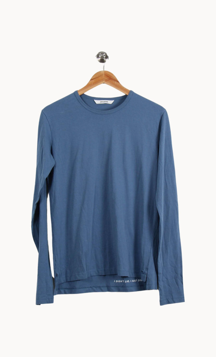 T-shirt Manches Longues Bleu - Taille S/36 de la marque Zadig&Voltaire | PARAD55733 - Vendu par Paradigme - Image 2