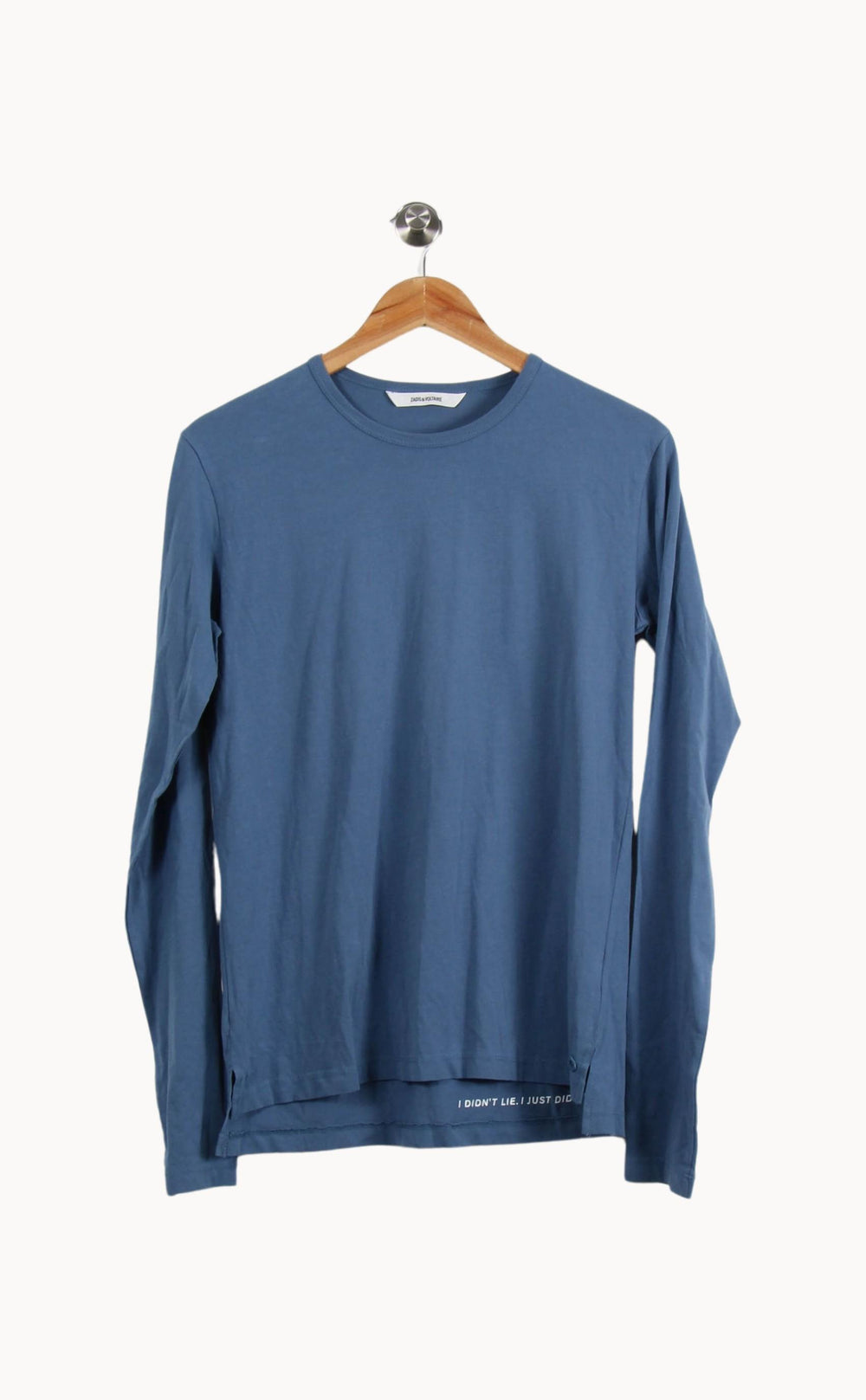 T-shirt Manches Longues Bleu - Taille S/36 de la marque Zadig&Voltaire | PARAD55734 - Vendu par Paradigme - Image 2