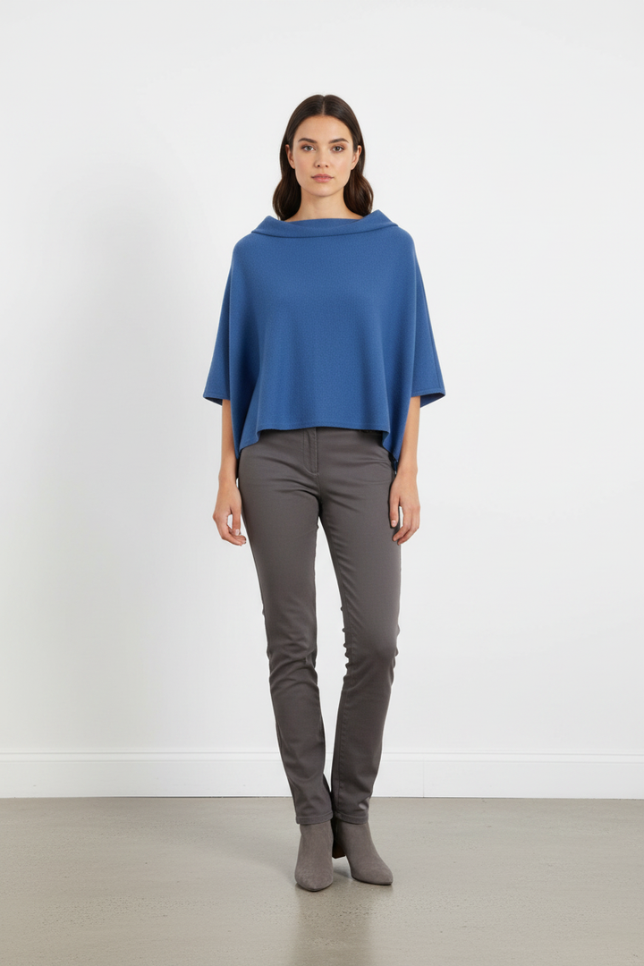 Poncho Bleu - Taille T.U.