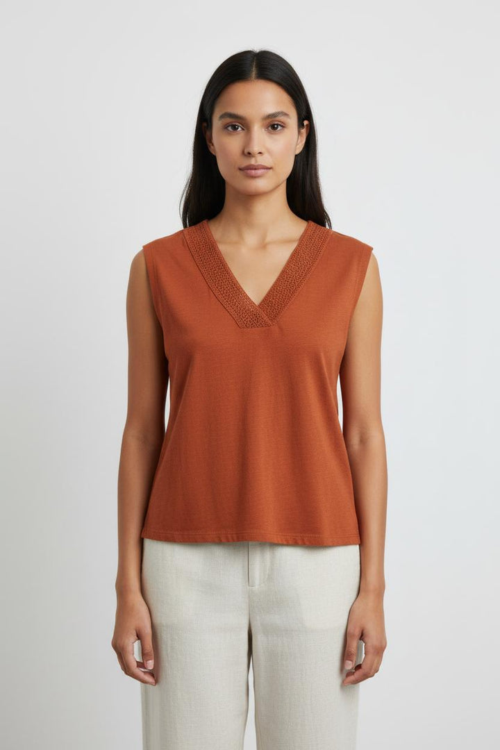 Débardeur Marron - Taille S/36