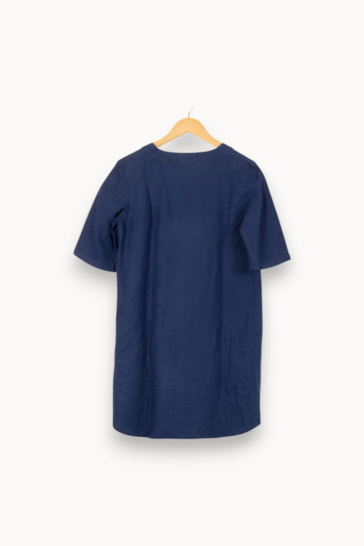 Robe Droite Bleue - Taille M/38 de la marque Maison 123 | PARAD55740 - Vendu par Paradigme - Image 4
