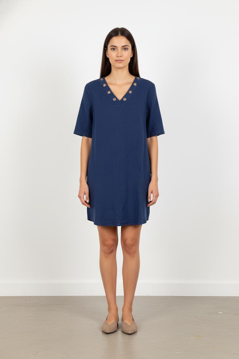 Robe Droite Bleue - Taille M/38