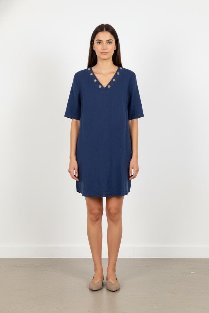 Robe Droite Bleue - Taille M/38
