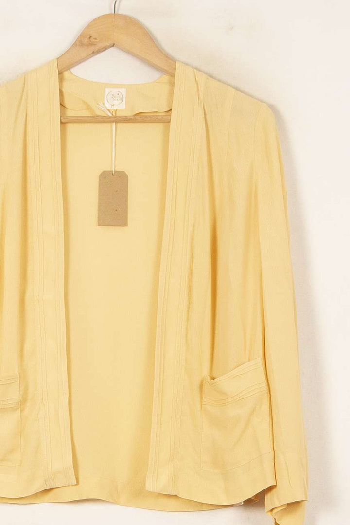 Cardigan Jaune - Taille XS/34 de la marque Des petits hauts | PARAD55742 - Vendu par Paradigme - Image 3