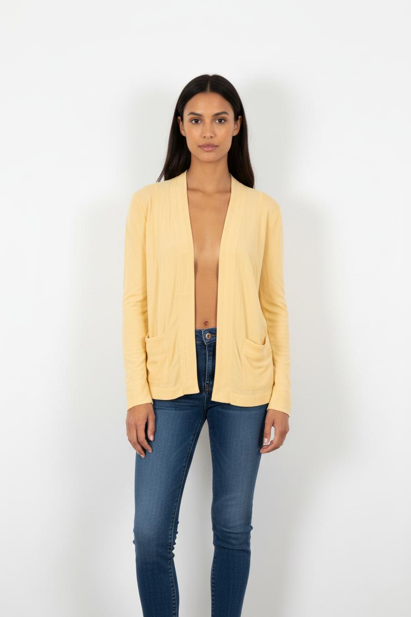 Cardigan Jaune - Taille XS/34