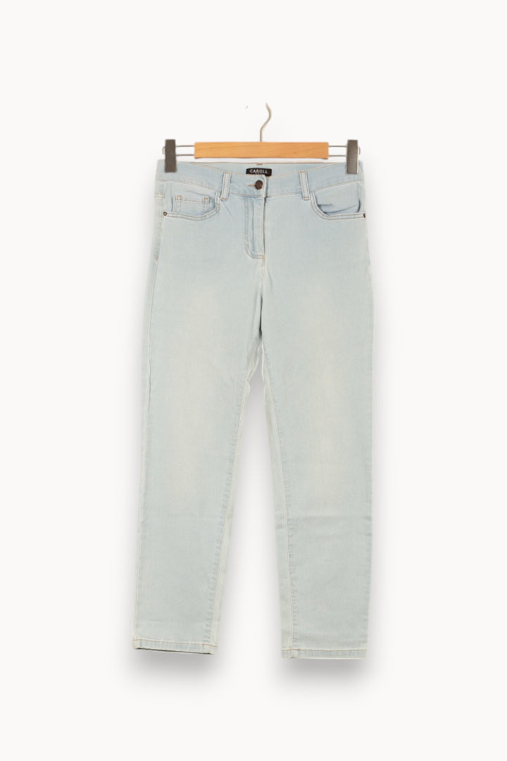 Jean Bleu Clair - Taille S/36 de la marque Caroll | PARAD55743 - Vendu par Paradigme - Image 2