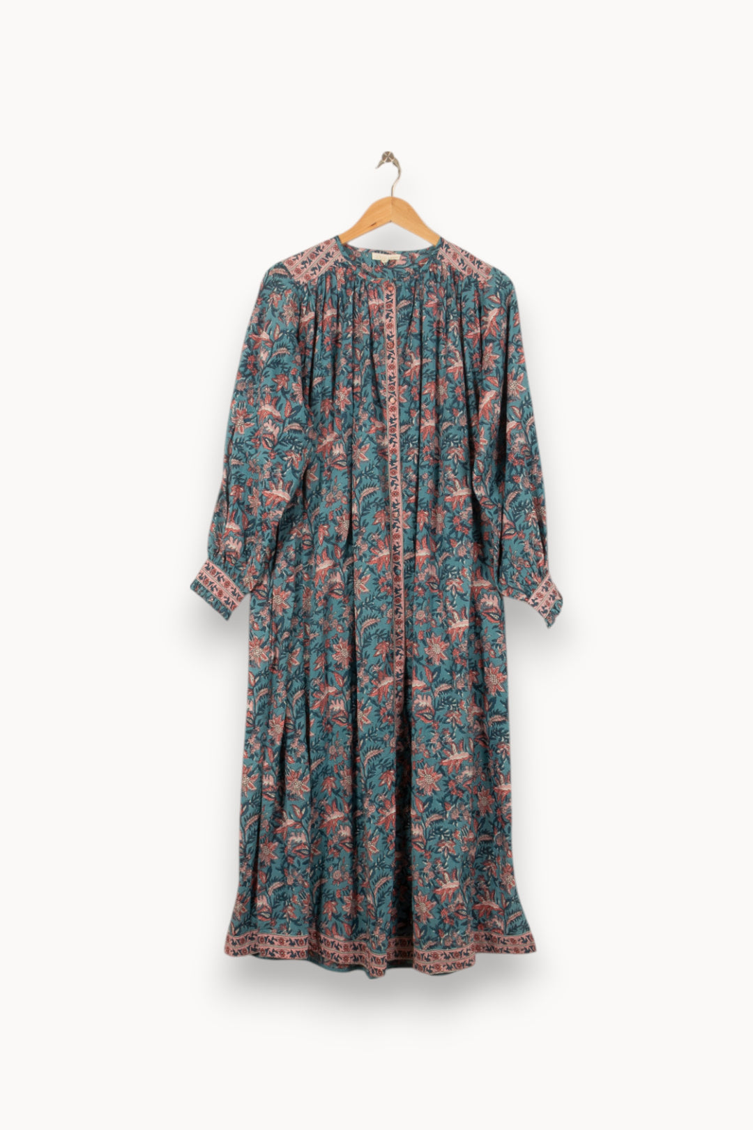 Robe Longue Bleu et Rose - Taille S/36 de la marque Louise Misha | PARAD55779 - Vendu par Paradigme - Image 2