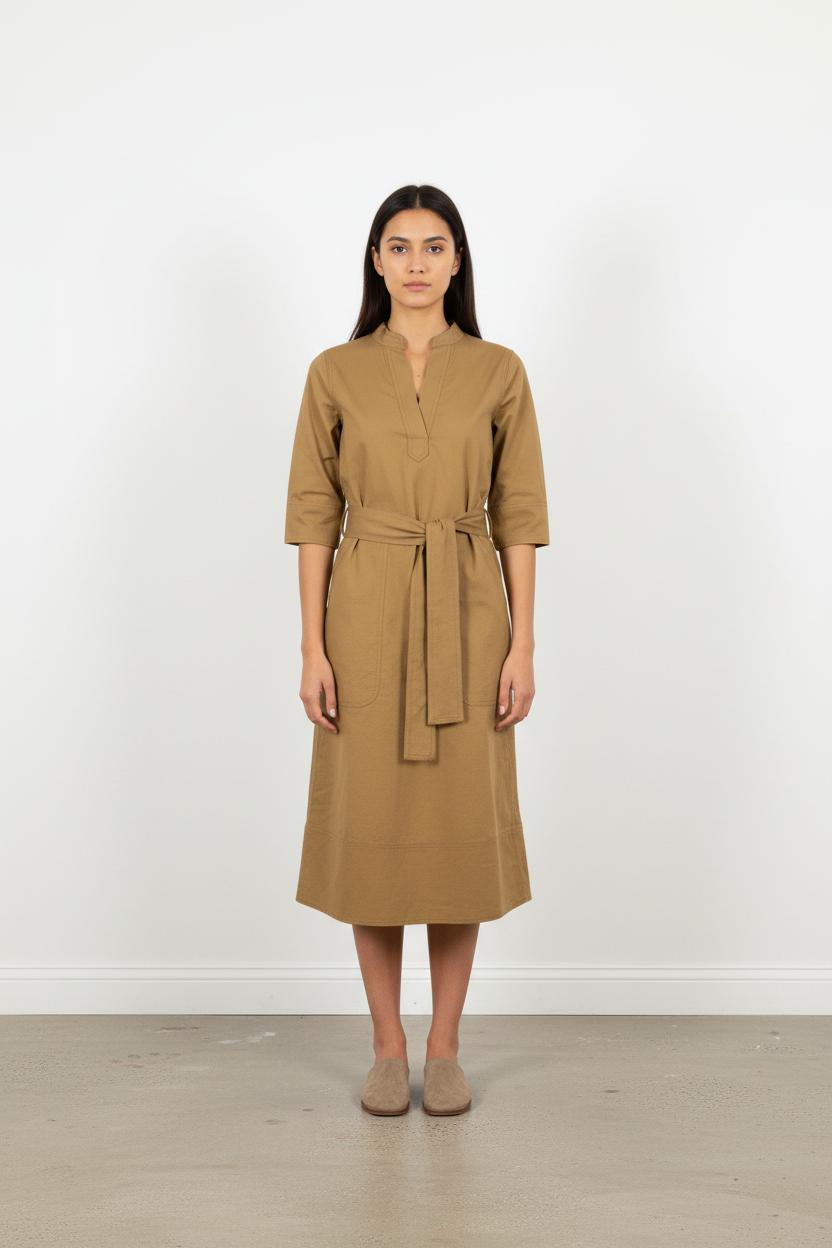 Robe Midi Marron - Taille XS/34