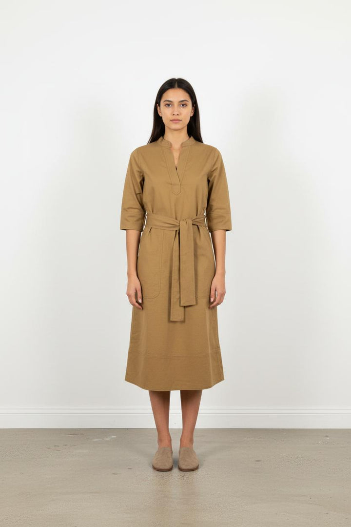 Robe Midi Marron - Taille XS/34