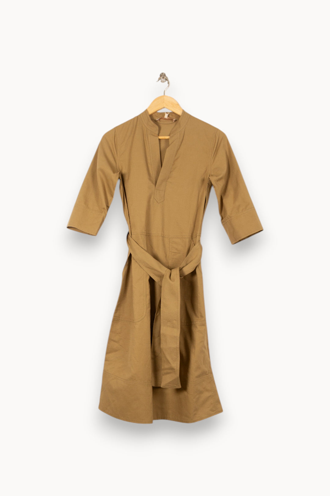 Robe Midi Marron - Taille XS/34 de la marque Vanessa Bruno | PARAD55784 - Vendu par Paradigme - Image 2
