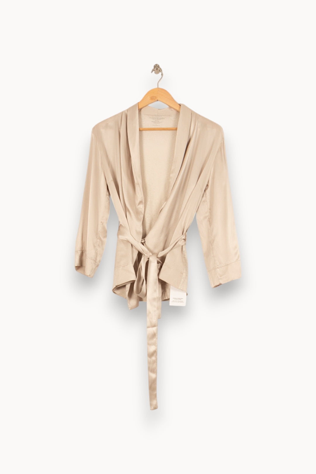 Gilet Beige - Taille S/36 de la marque Majestic Filatures | PARAD55785 - Vendu par Paradigme - Image 2