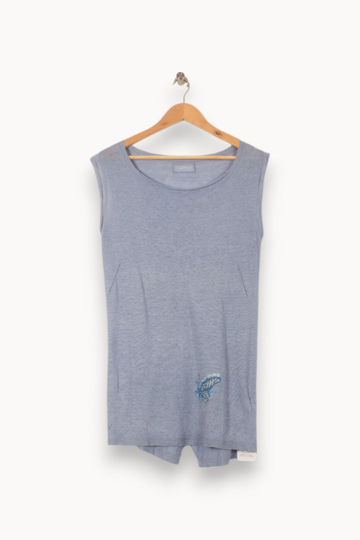Débardeur Bleu - Taille M/38 de la marque Zadig&Voltaire | PARAD55787 - Vendu par Paradigme - Image 2