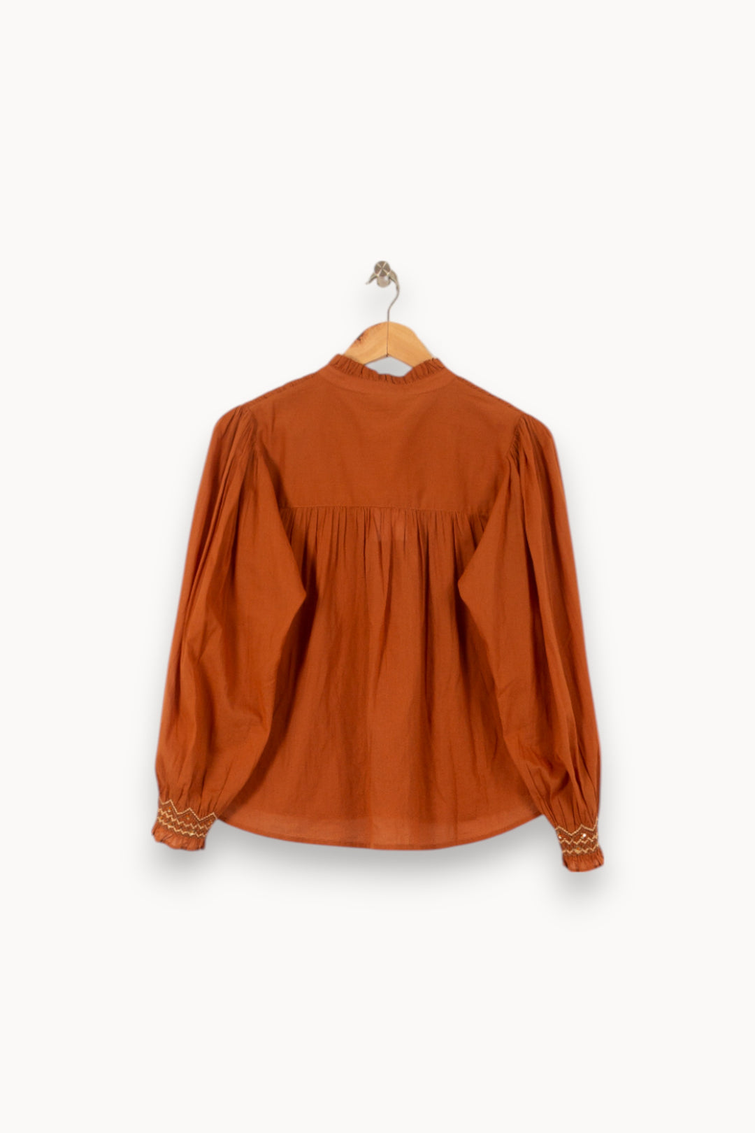 Blouse Marron - Taille S/36 de la marque Louise Misha | PARAD55790 - Vendu par Paradigme - Image 4