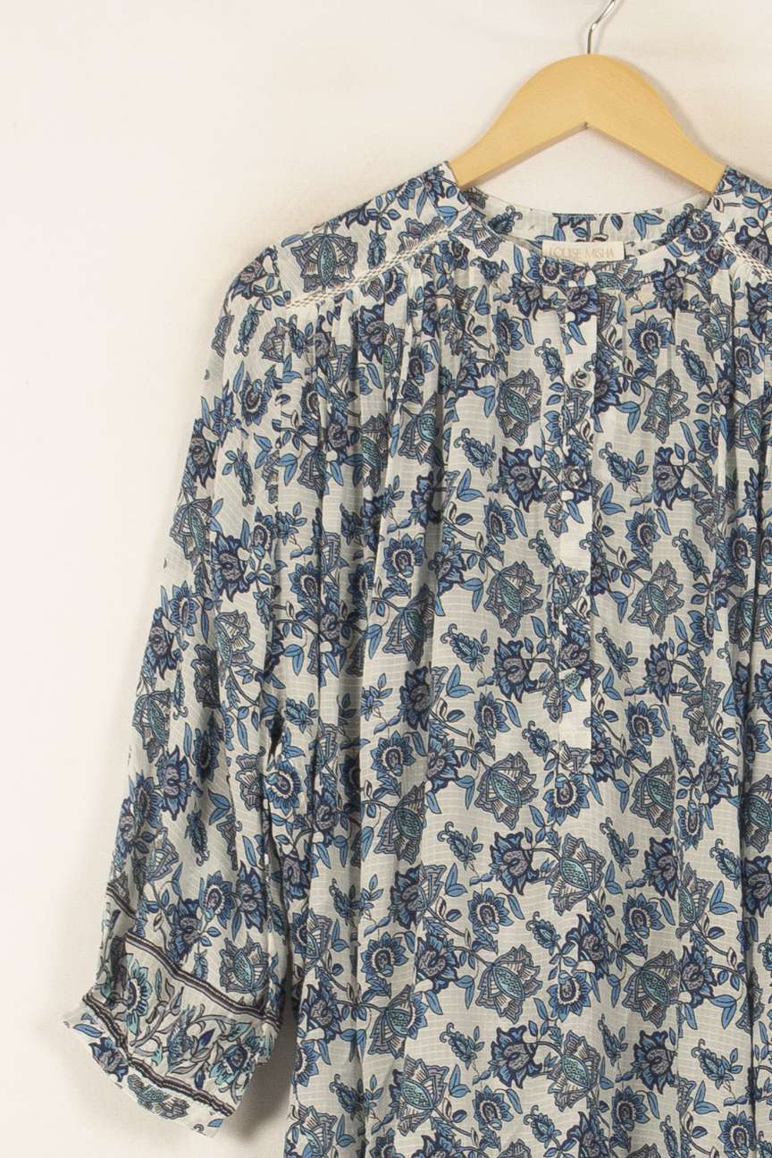 Blouse Blanche et Bleue - Taille S/36 de la marque Louise Misha | PARAD55791 - Vendu par Paradigme - Image 3