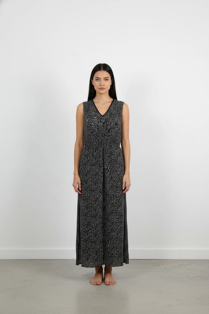 Robe Longue Noire et Blanche - Taille S/36