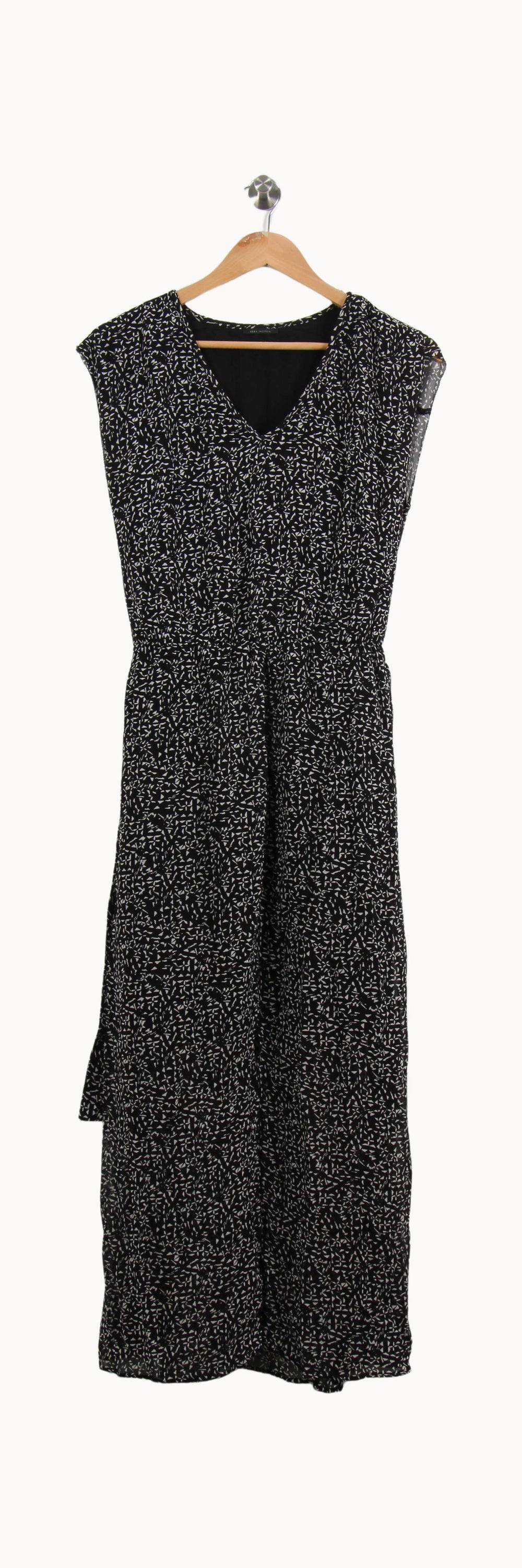 Robe Longue Noire et Blanche - Taille S/36 de la marque IKKS | PARAD55792 - Vendu par Paradigme - Image 2