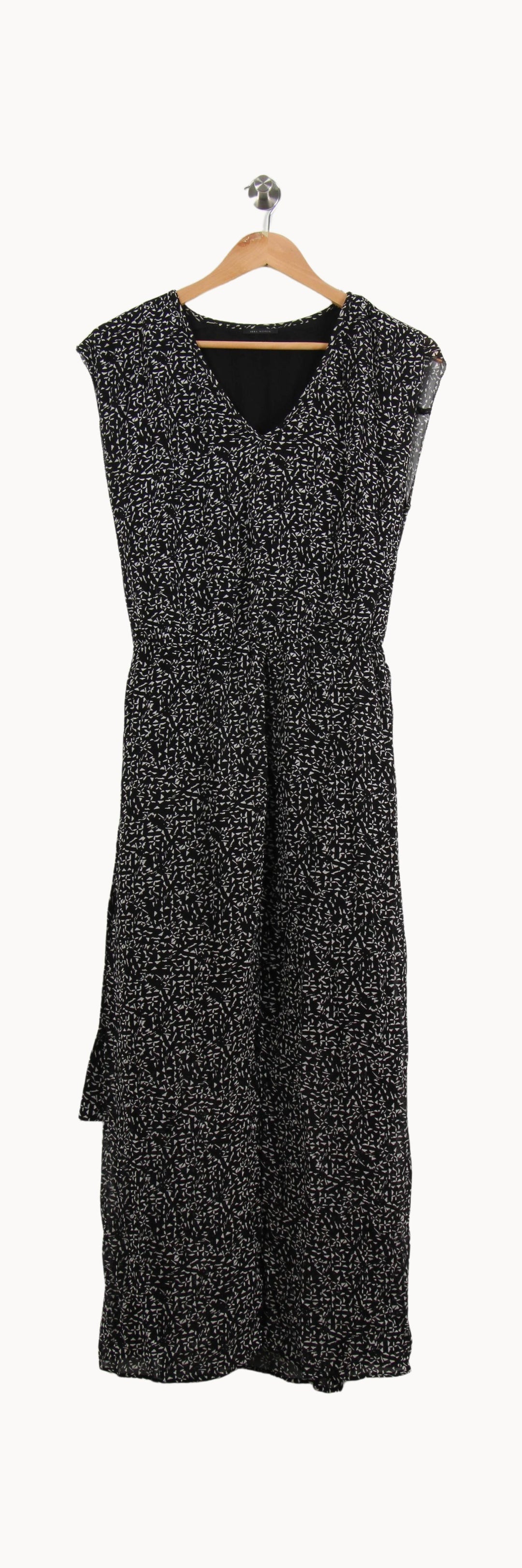 Robe Longue Noire et Blanche - Taille S/36 de la marque IKKS | PARAD55792 - Vendu par Paradigme - Image 2