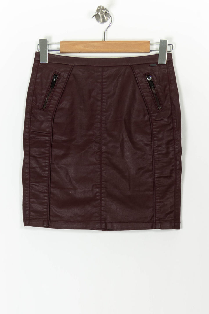 Jupe Crayon Bordeaux - Taille S/36 de la marque IKKS | PARAD55795 - Vendu par Paradigme - Image 2