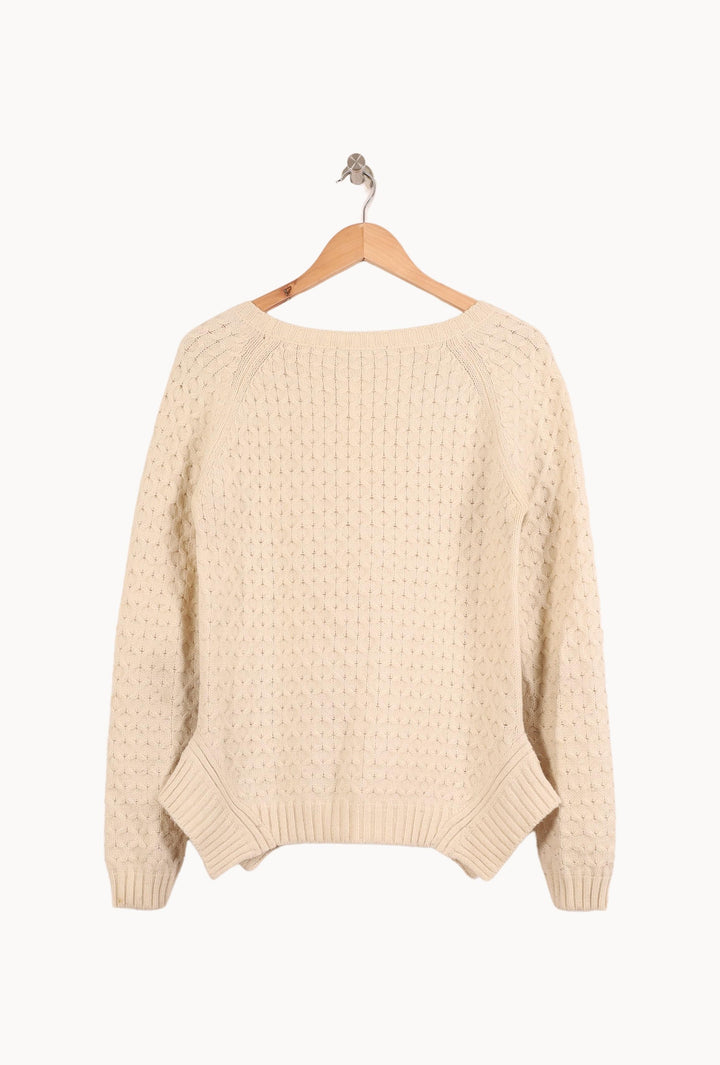 Pull Blanc - Taille L/40 de la marque Maje | PARAD55797 - Vendu par Paradigme - Image 4